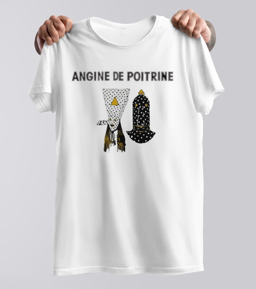 Angine De Poitrine Triangle And Polka Dot T-Shirt