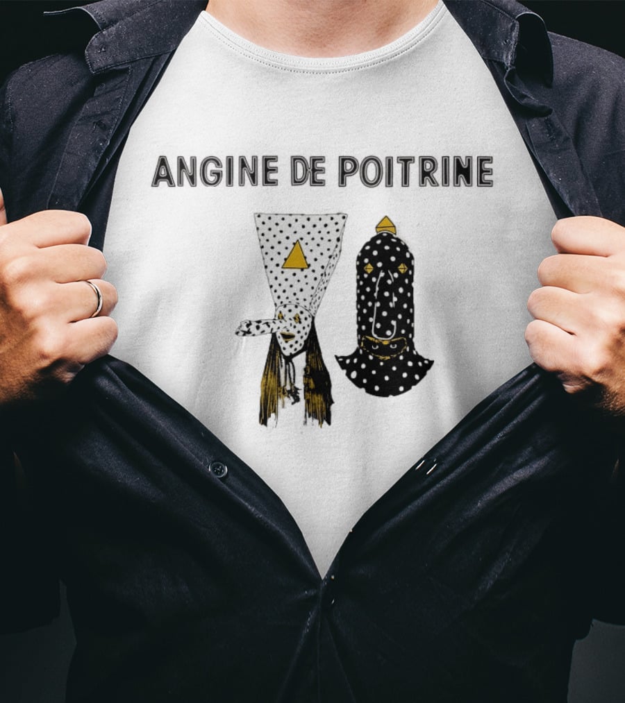 Angine De Poitrine Triangle And Polka Dot T-Shirt