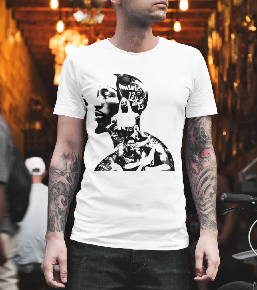 Miami 13 Bam Adebayo Basketball 83 Points T-Shirt