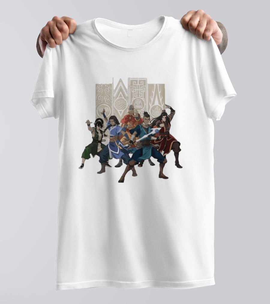 Complex Pop Avatar The Last Airbender Team Avatar Adults First Look T-Shirt