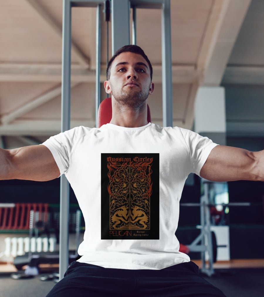 Russian Circles Pelican Europe Spring 2026 Tour Fantasy Artistry T-Shirt