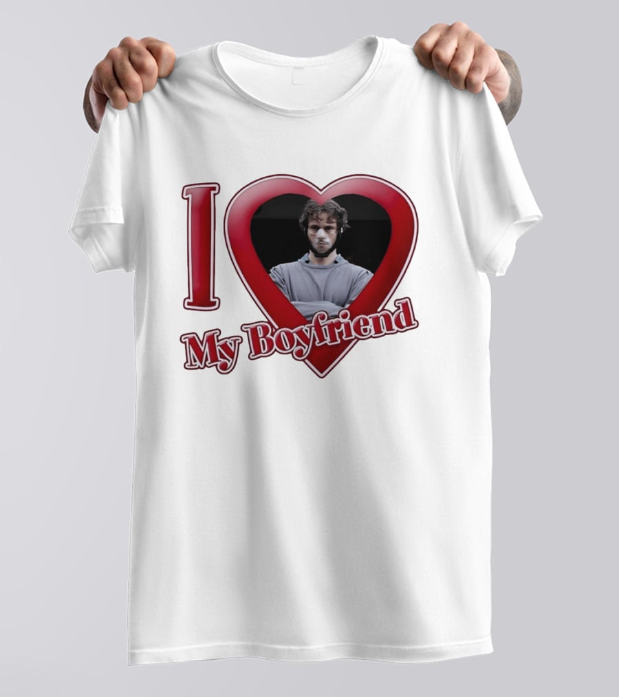 I Love My Boyfriend Will Graham Heart Image T-Shirt