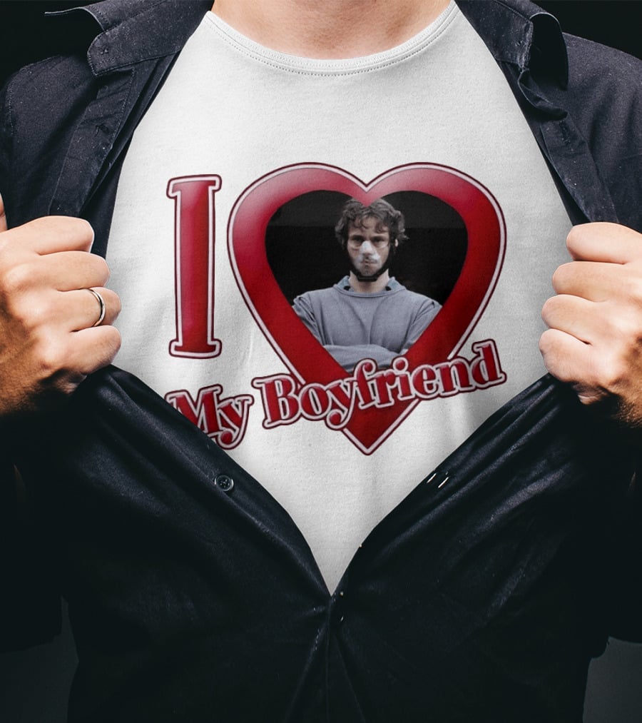 I Love My Boyfriend Will Graham Heart Image T-Shirt