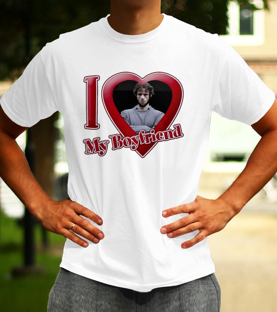 I Love My Boyfriend Will Graham Heart Image T-Shirt