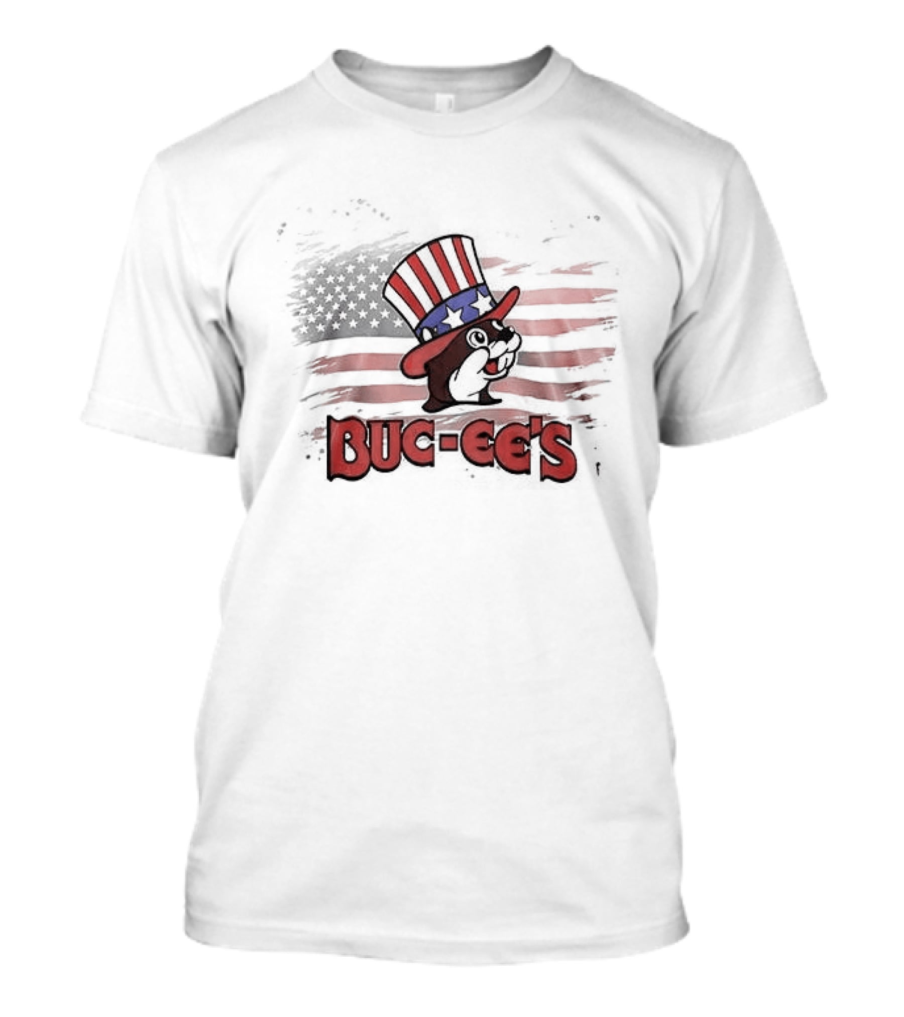 Buc Ee's American Flag Hat 250th Anniversary Celebration T-Shirt
