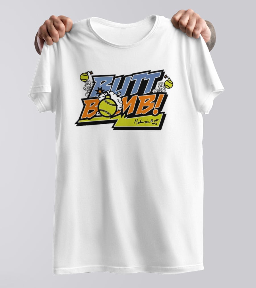 Butt Bomb Softball Explosion Melanie Butt Vols T-Shirt