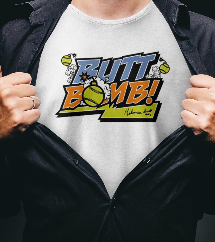Butt Bomb Softball Explosion Melanie Butt Vols T-Shirt