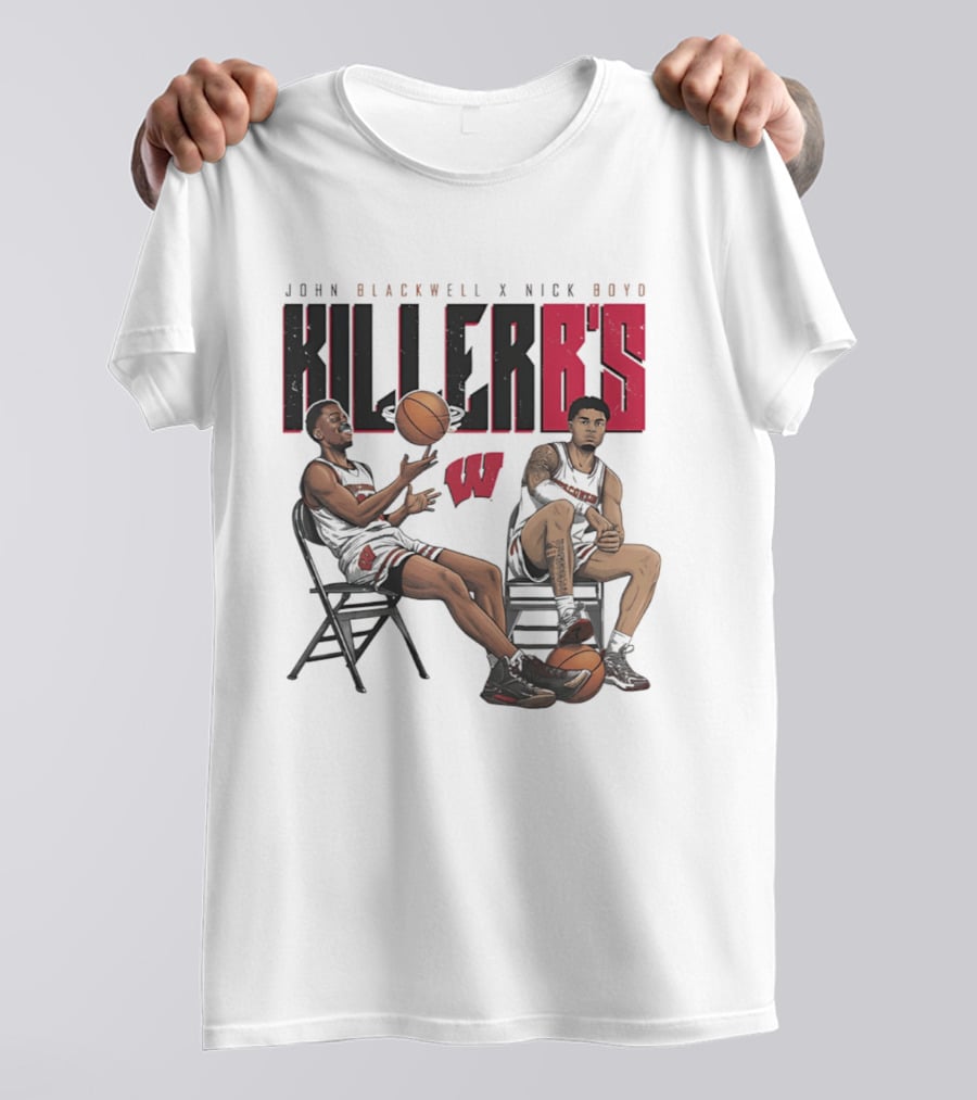 John Blackwell Nick Boyd Wisconsin Killer B's Basketball Duo T-Shirt
