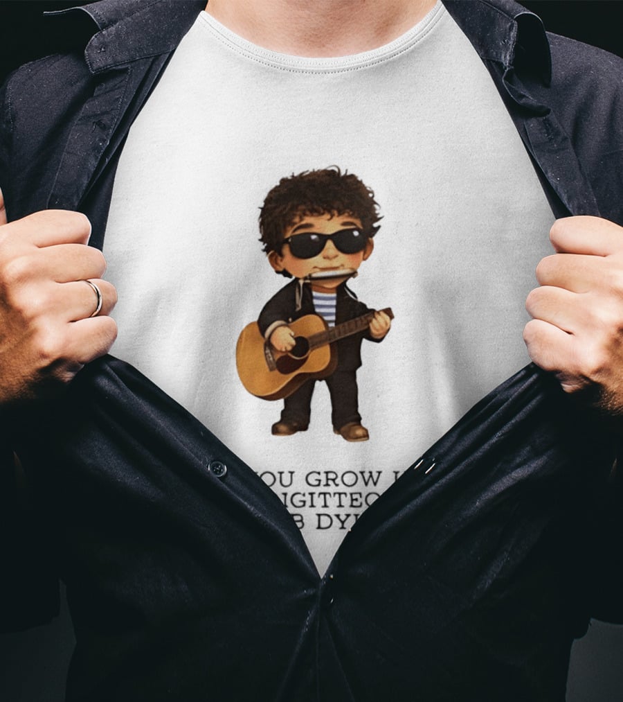 May You Grow Up To Be Righteous Bob Dylan Acoustic T-Shirt