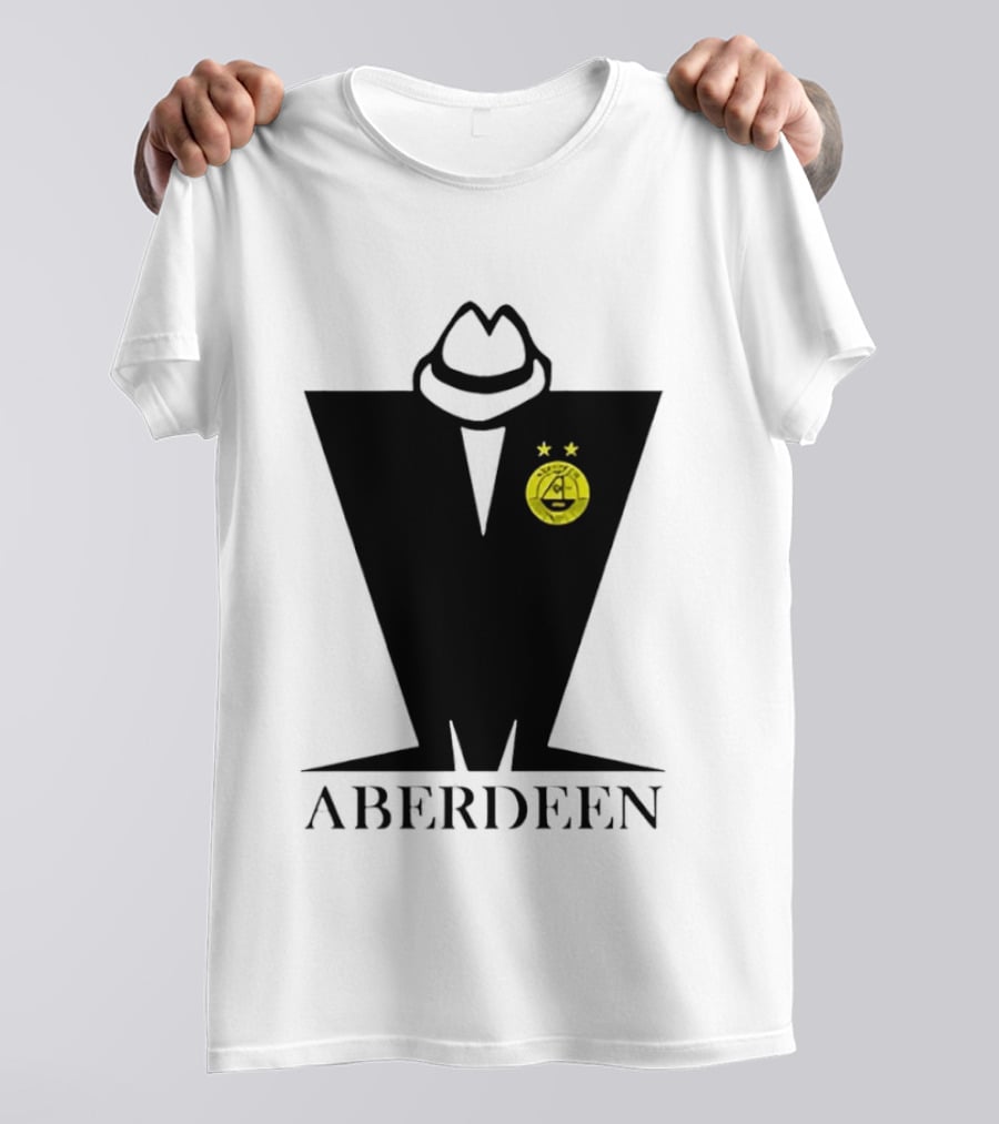 Nutty M Aberdeen FC Football Badge Fedora T-Shirt