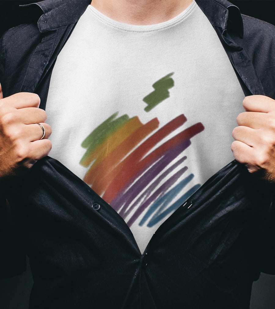 Apple 50th Anniversary Rainbow Logo Classic Multicolor 2026 T-Shirt
