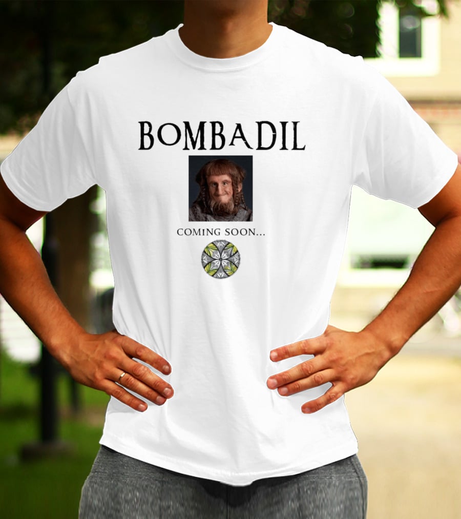 Bombadil Coming Soon Medieval Character With Celtic T-Shirt