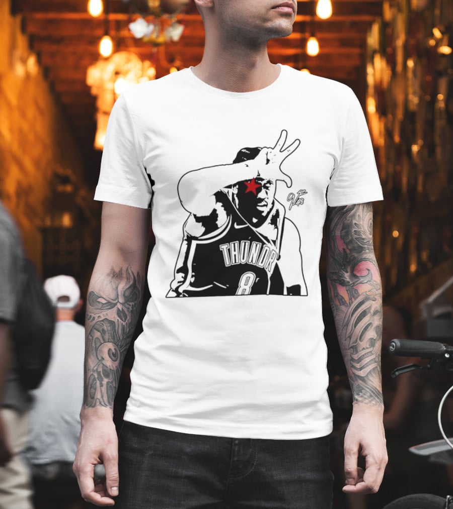 Jalen Williams JDub OKC Thunder NBA Three Point Celebration T-Shirt