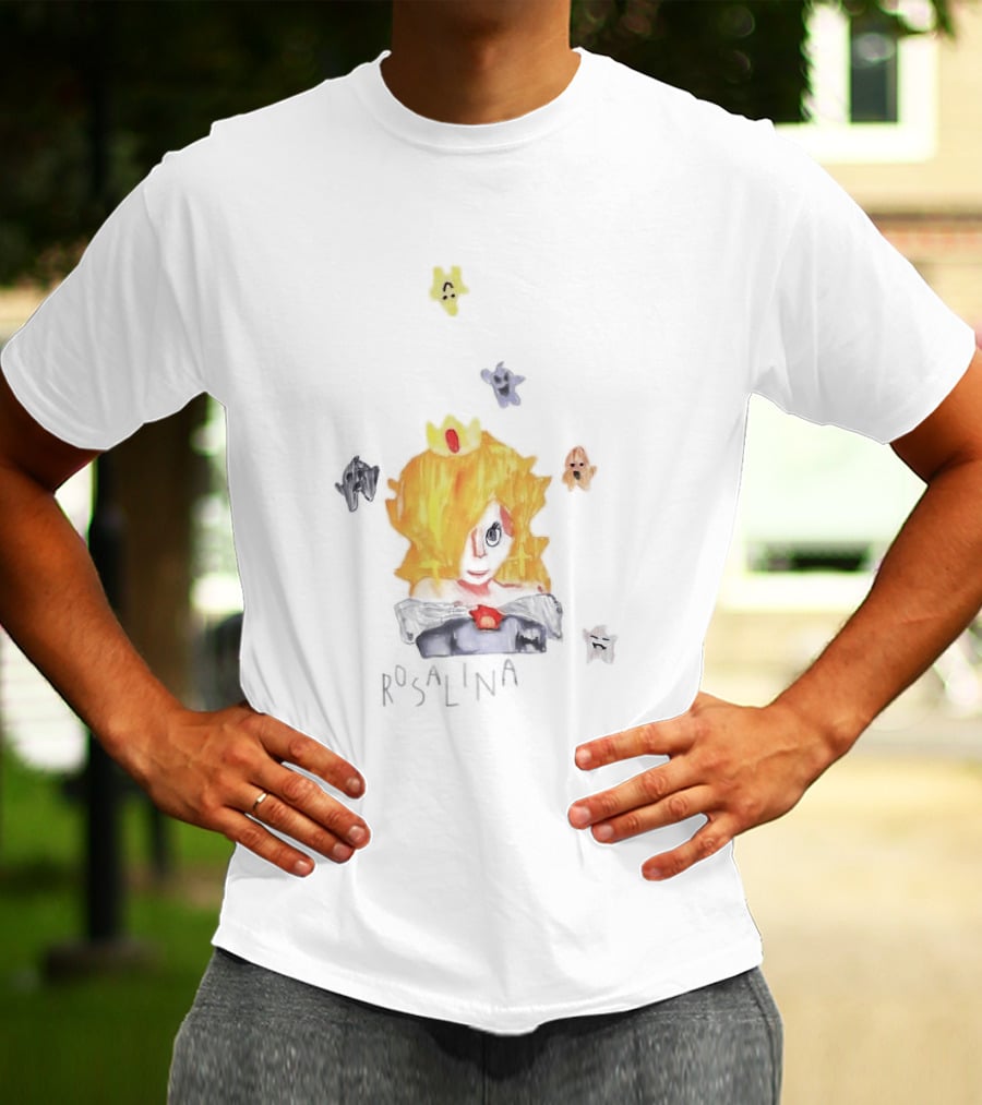 Rosa Lina Meme Yellow Star Crown Princess T-Shirt
