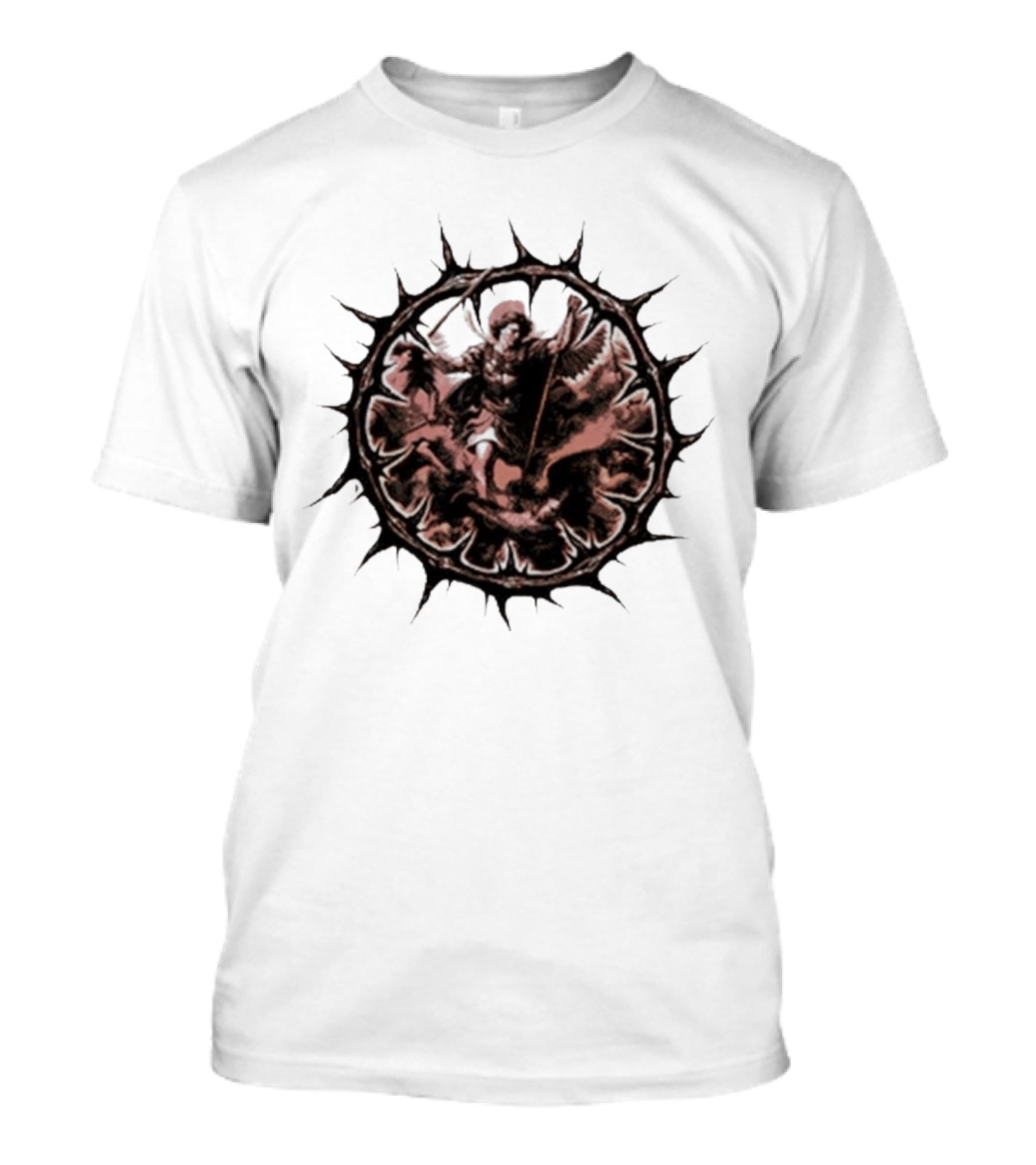 Guilt Trip Armour Of Angels 2026 AOA Embroidered Angelic Halo T-Shirt