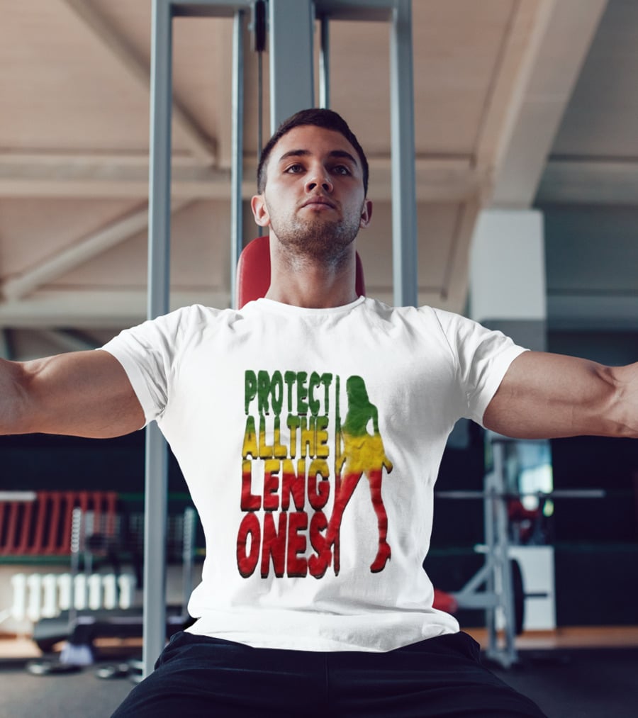 Protect All The Leng Ones Rasta T-Shirt