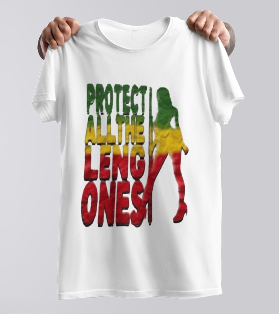 Protect All The Leng Ones Rasta T-Shirt