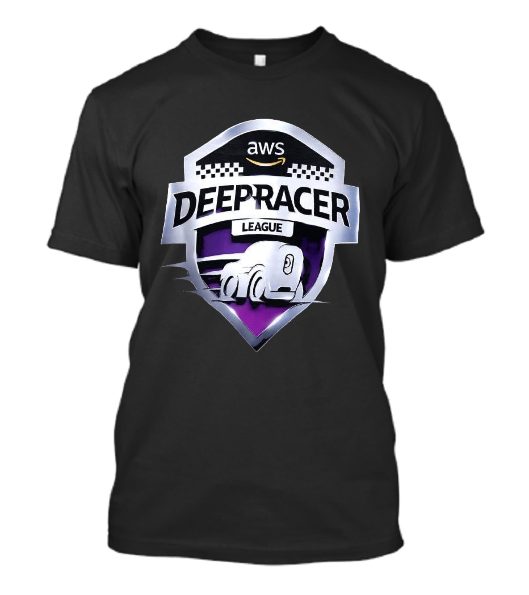 AWS DeepRacer League Shield Emblem Racing Championship T-Shirt