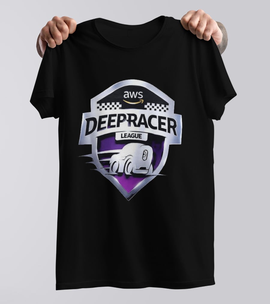AWS DeepRacer League Shield Emblem Racing Championship T-Shirt