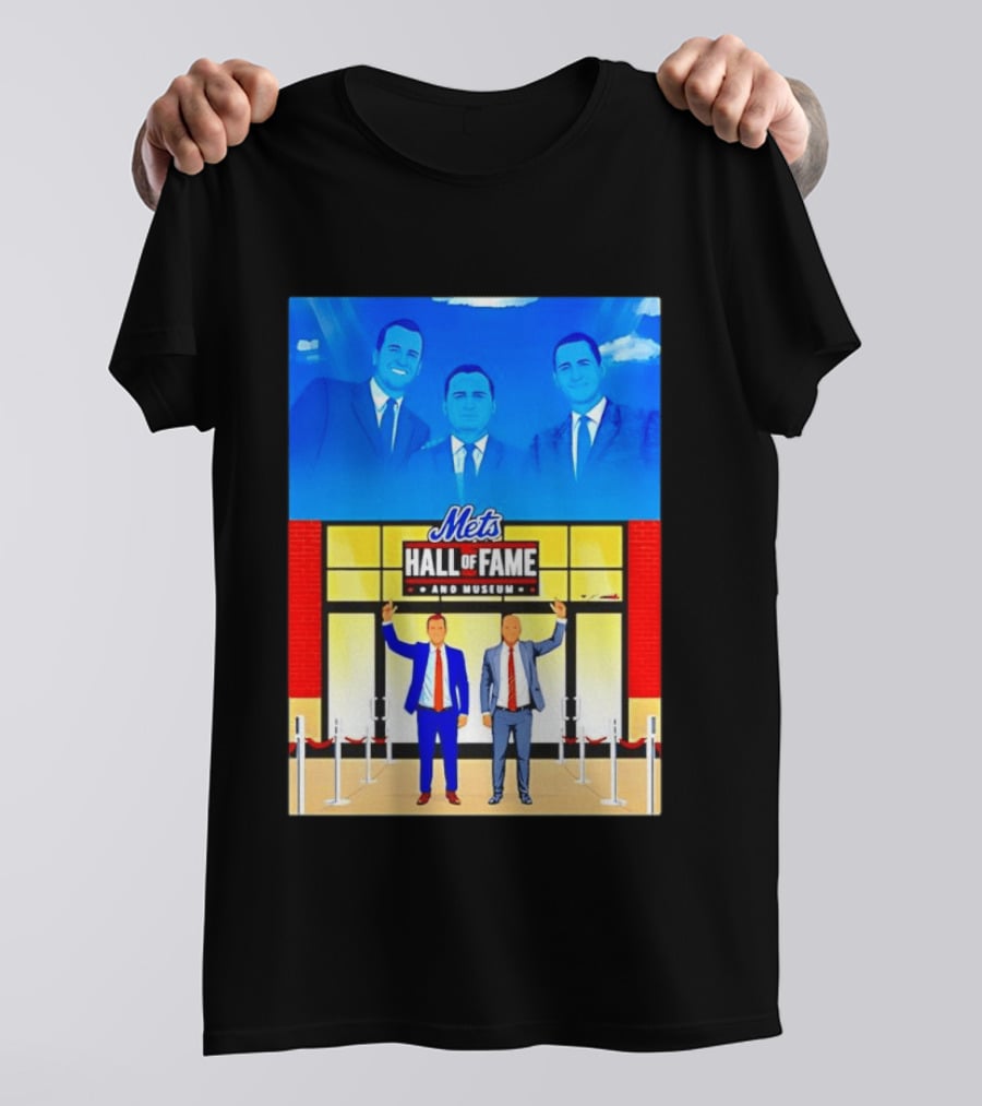 Howie Rose Gary Cohen Mets Hall Of Fame Museum T-Shirt