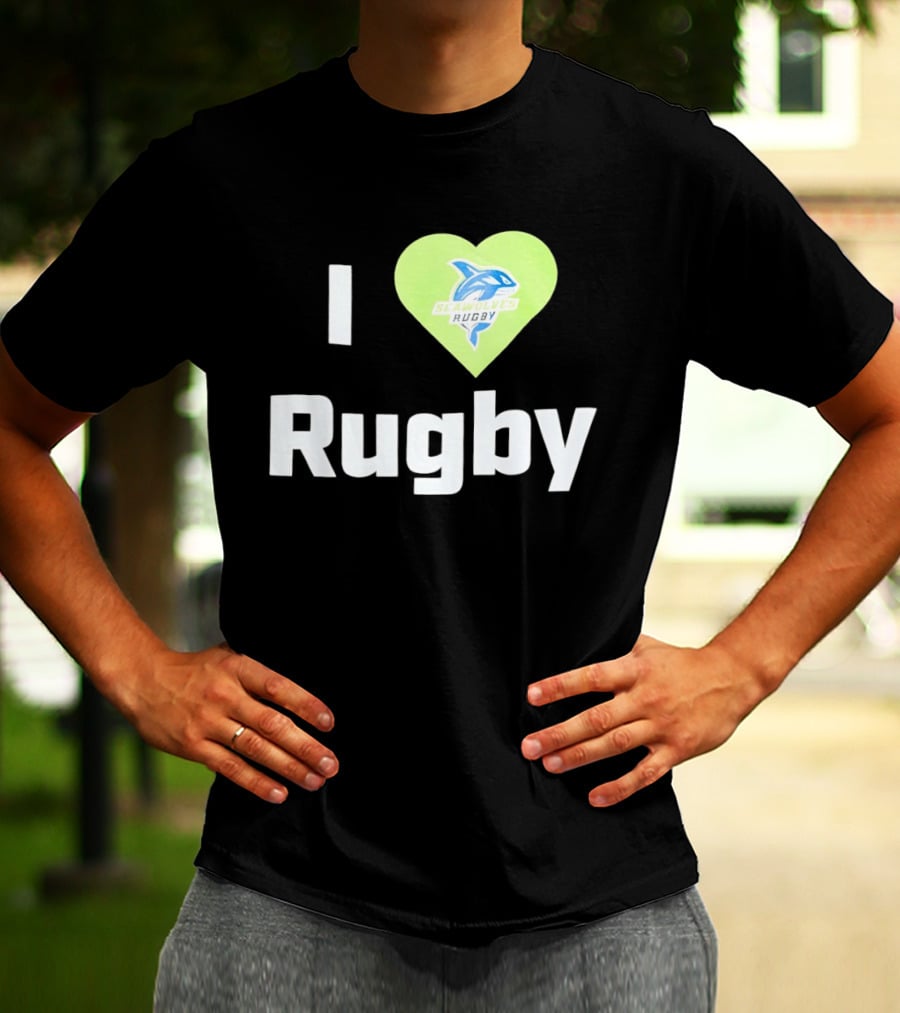 I Love Rugby Seattle Seawolves Heart T-Shirt