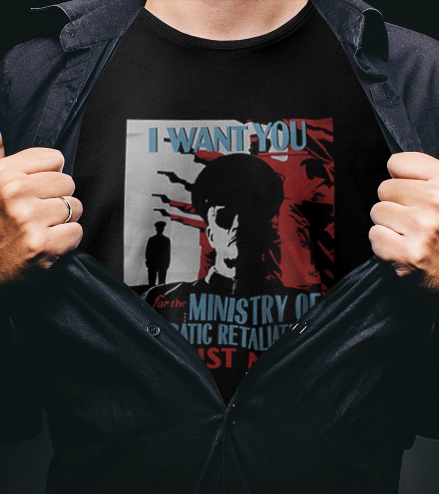 Boston Red Sox My Chemical Romance Tour 2025 I Want You Ministry Of Operatic Retaliation Enlist Now T-Shirt