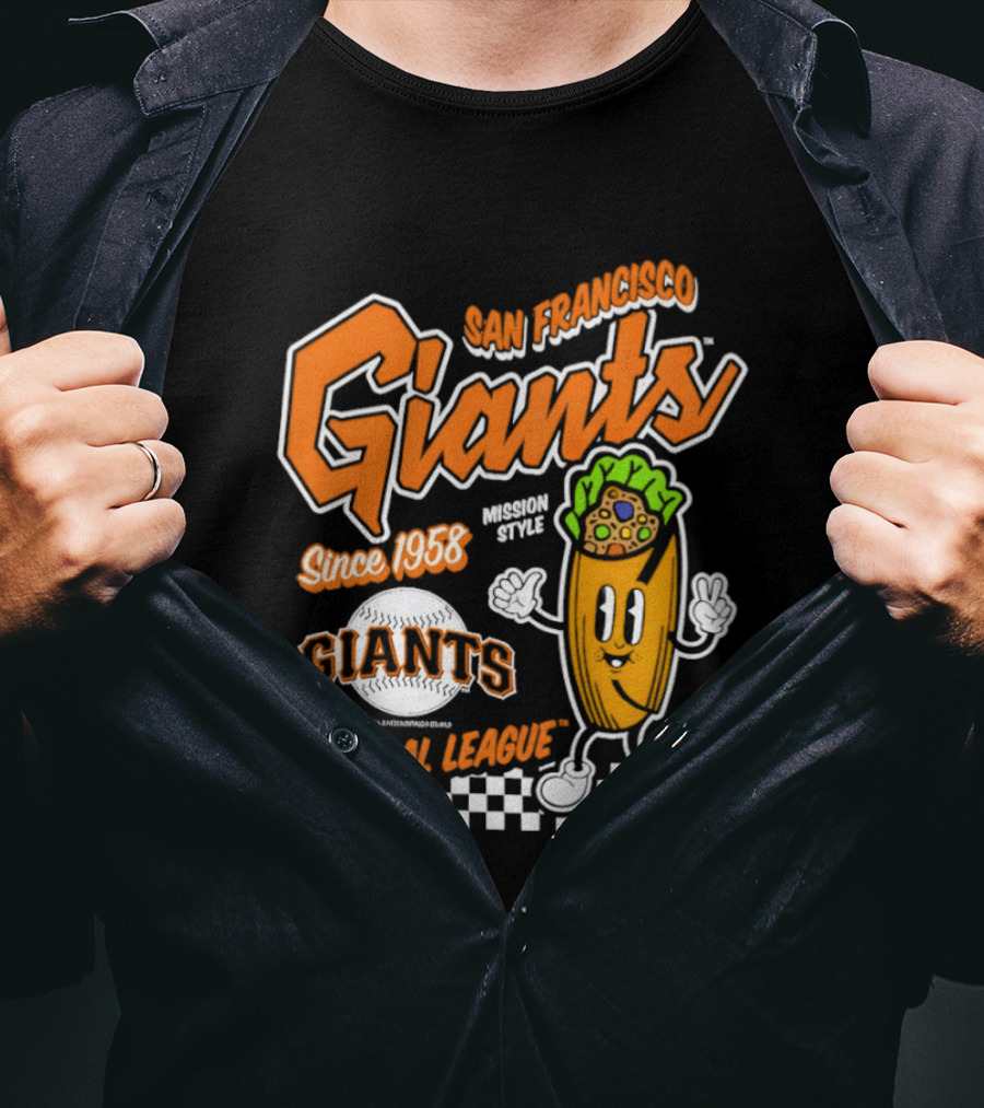 San Francisco Giants Mission Style Since 1958 National League T-Shirt