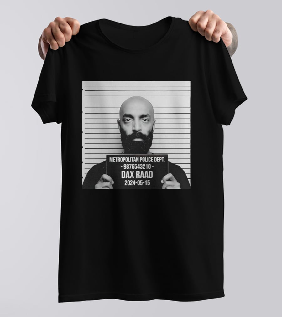 Metropolitan Police Dept Dax Raad 9876543210 Shot 2024 05 15 T-Shirt