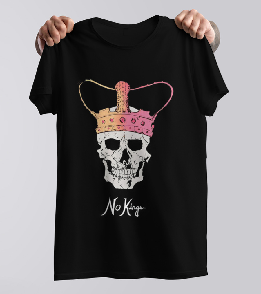 Skull No Kings Horror Crown T-Shirt