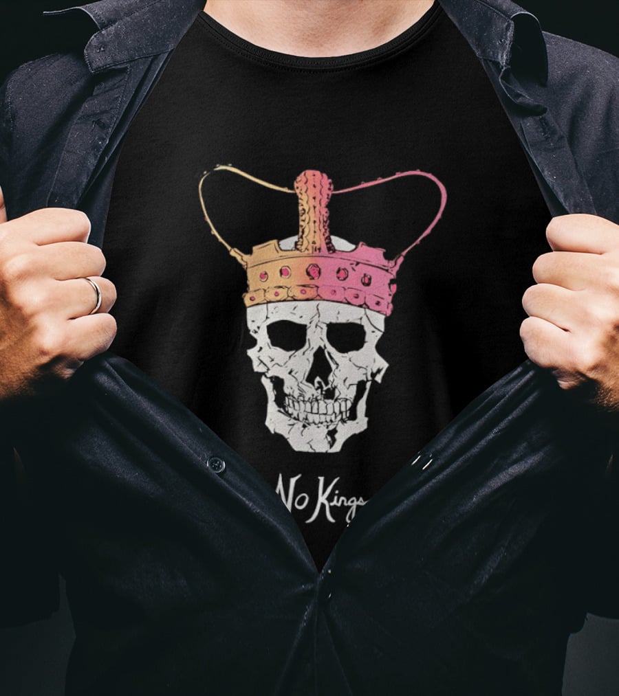 Skull No Kings Horror Crown T-Shirt