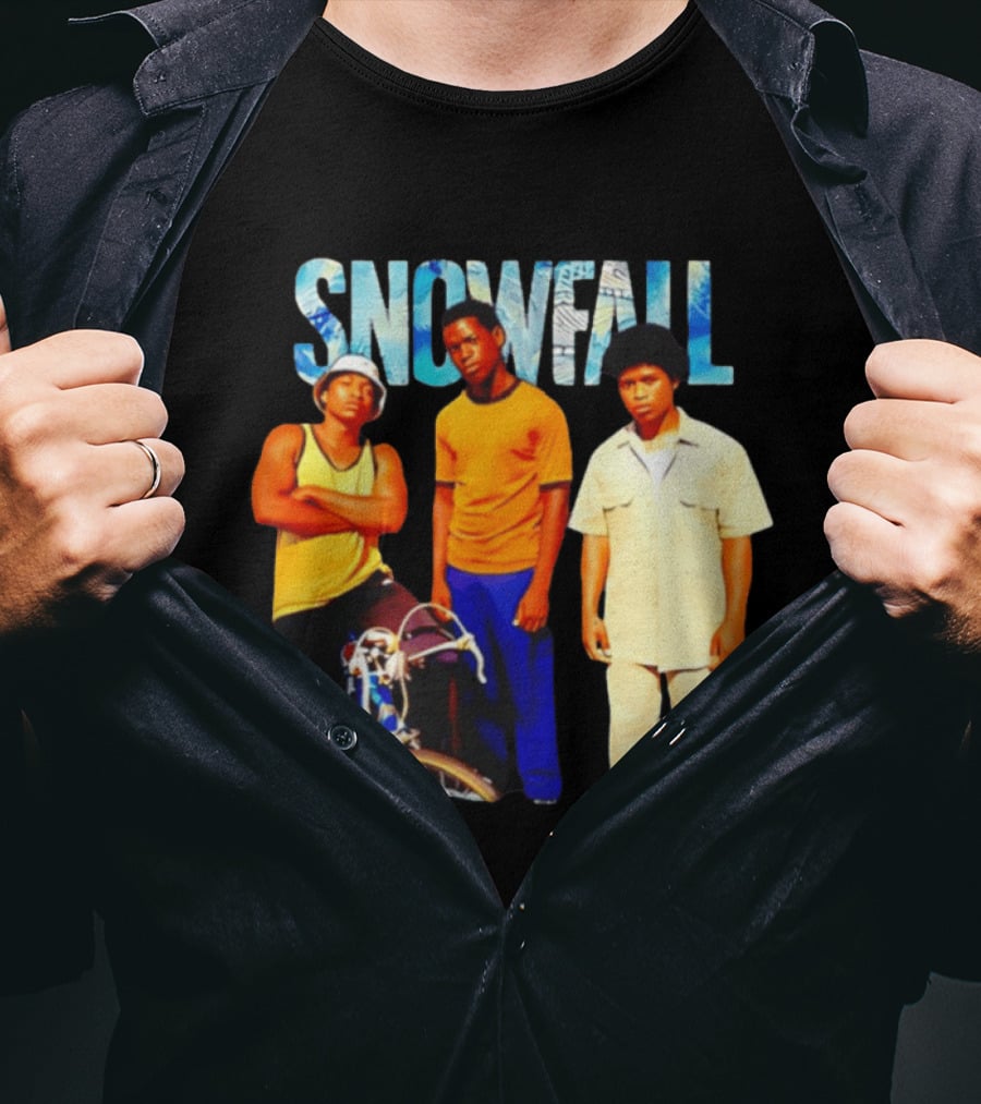 Snowfall 2017 TV Series Damson Idris Carter Hudson Gail Bean Actors T-Shirt