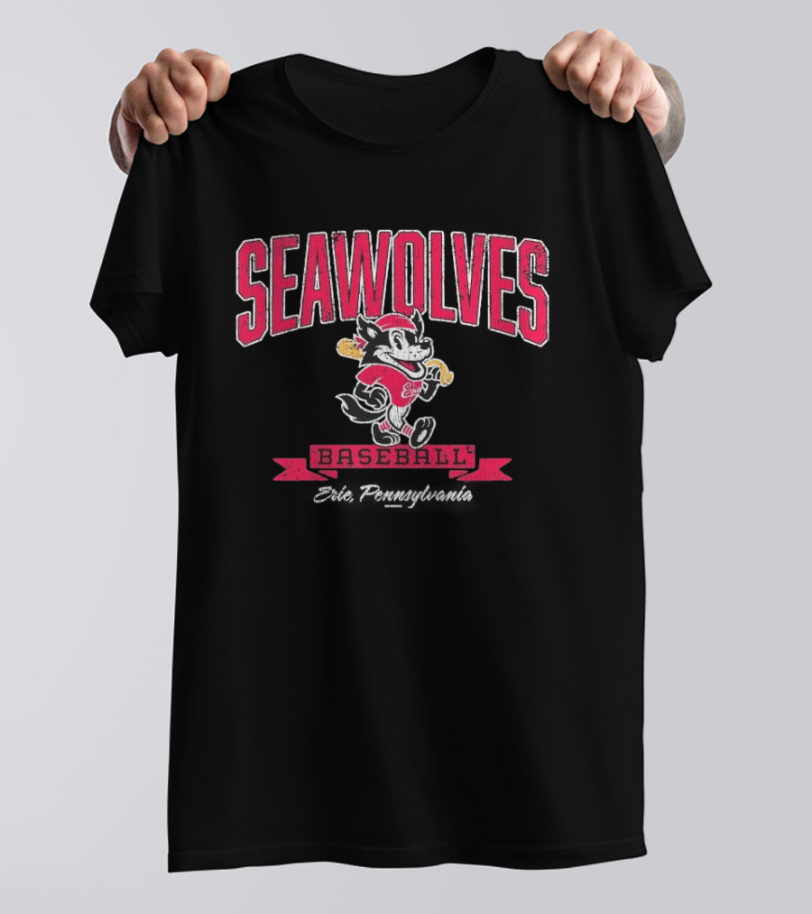 Erie SeaWolves Seawolves Baseball Team T-Shirt