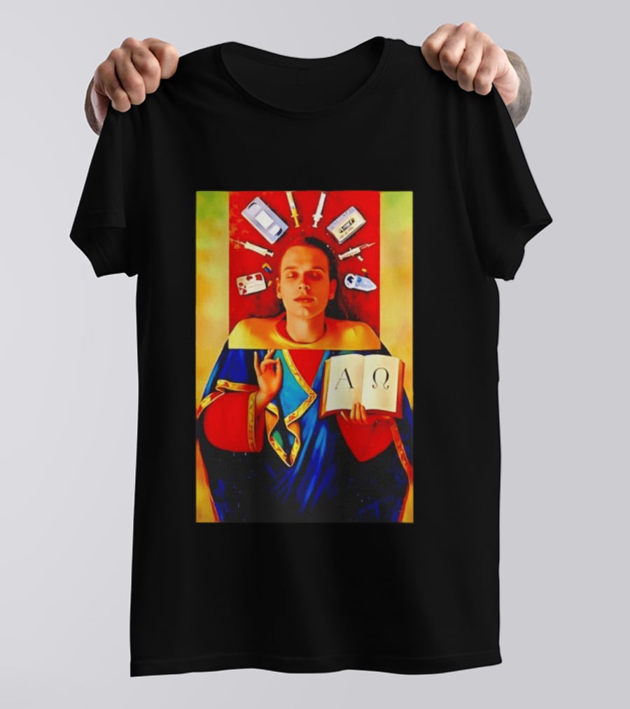 The Apostles Of Modernity Collage Meme Social Commentary Visual T-Shirt