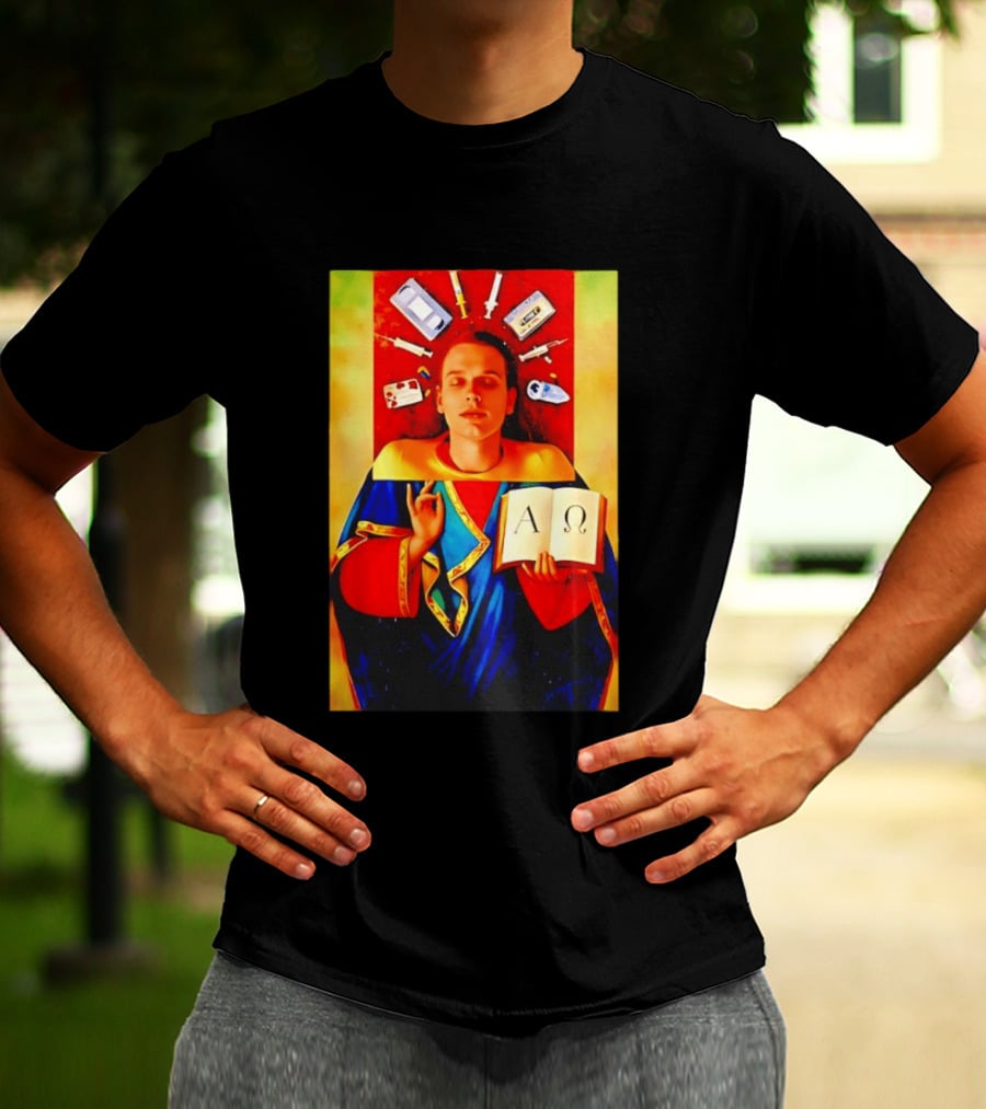 The Apostles Of Modernity Collage Meme Social Commentary Visual T-Shirt