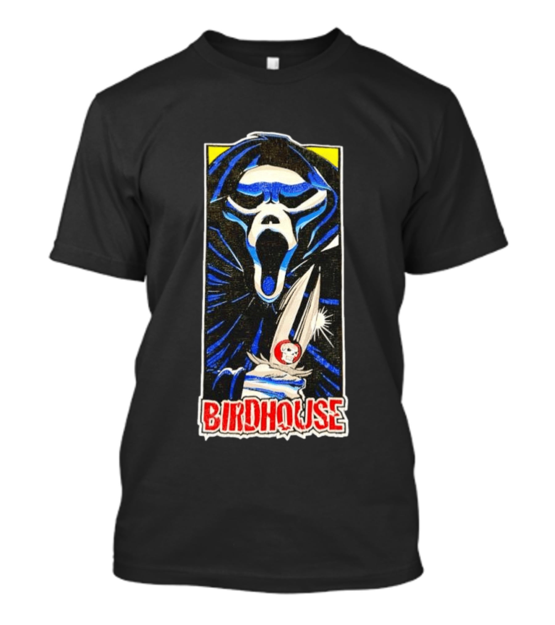 Birdhouse Ghostface Knife Skateboard T-Shirt