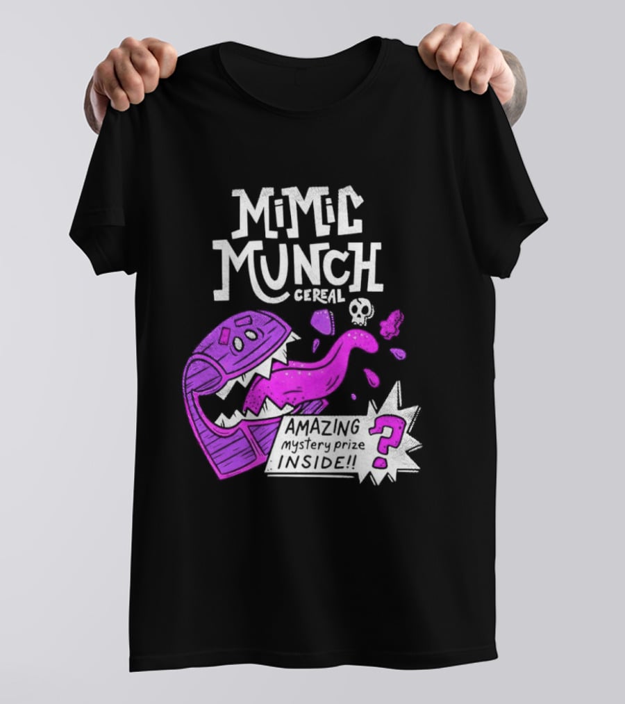 Mimic Munch Cereal Amazing Mystery Prize Inside Dungeons And Dragons T-Shirt