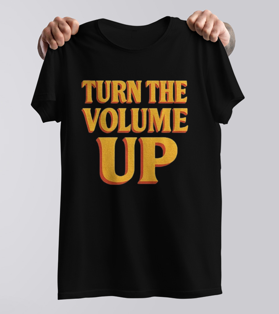 Turn The Volume Up Zohran Mamdani NYC Mayor Election Campaign T-Shirt