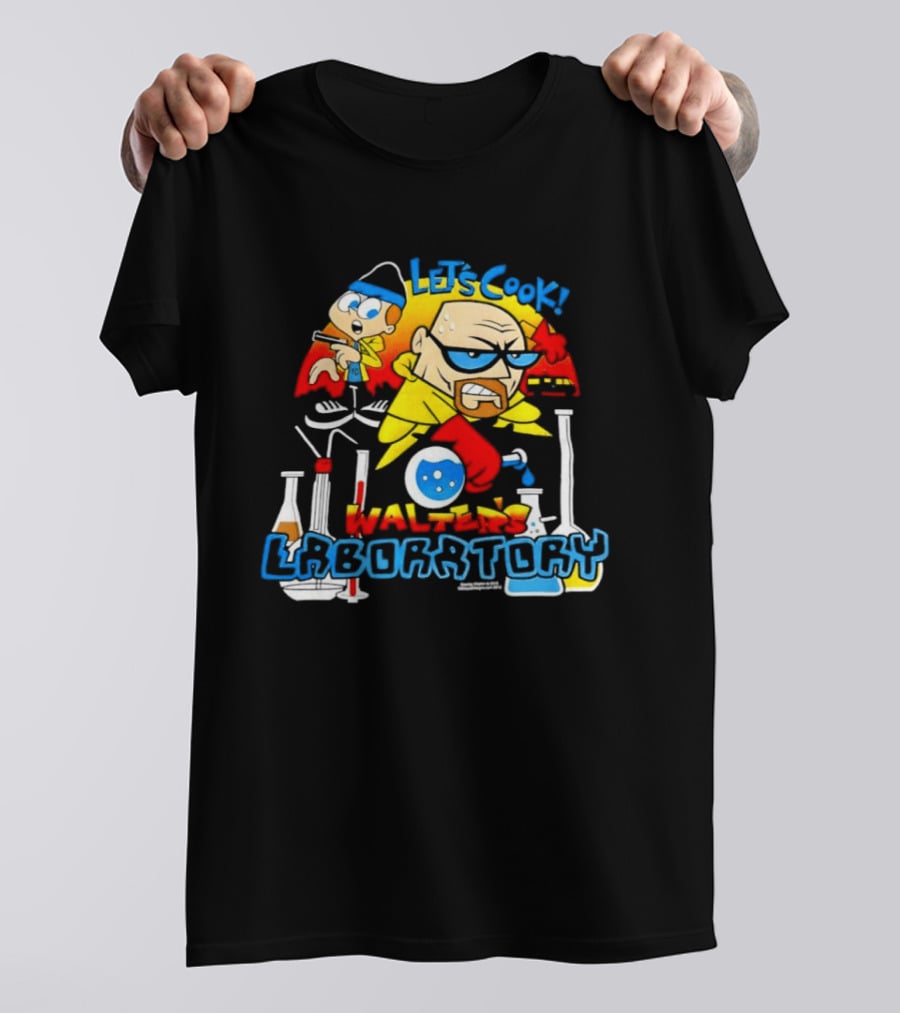 Walter's Laboratory Let's Cook Dexter's Lab Cartoon T-Shirt