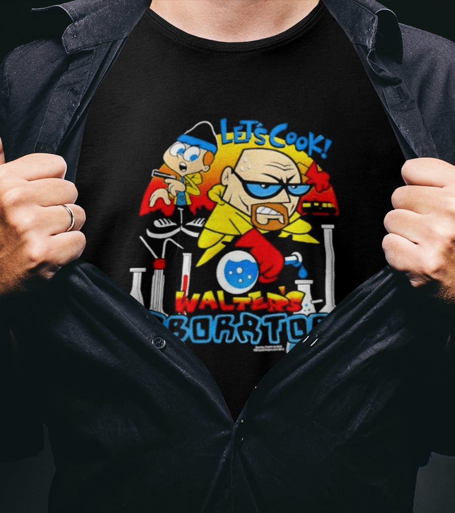 Walter's Laboratory Let's Cook Dexter's Lab Cartoon T-Shirt