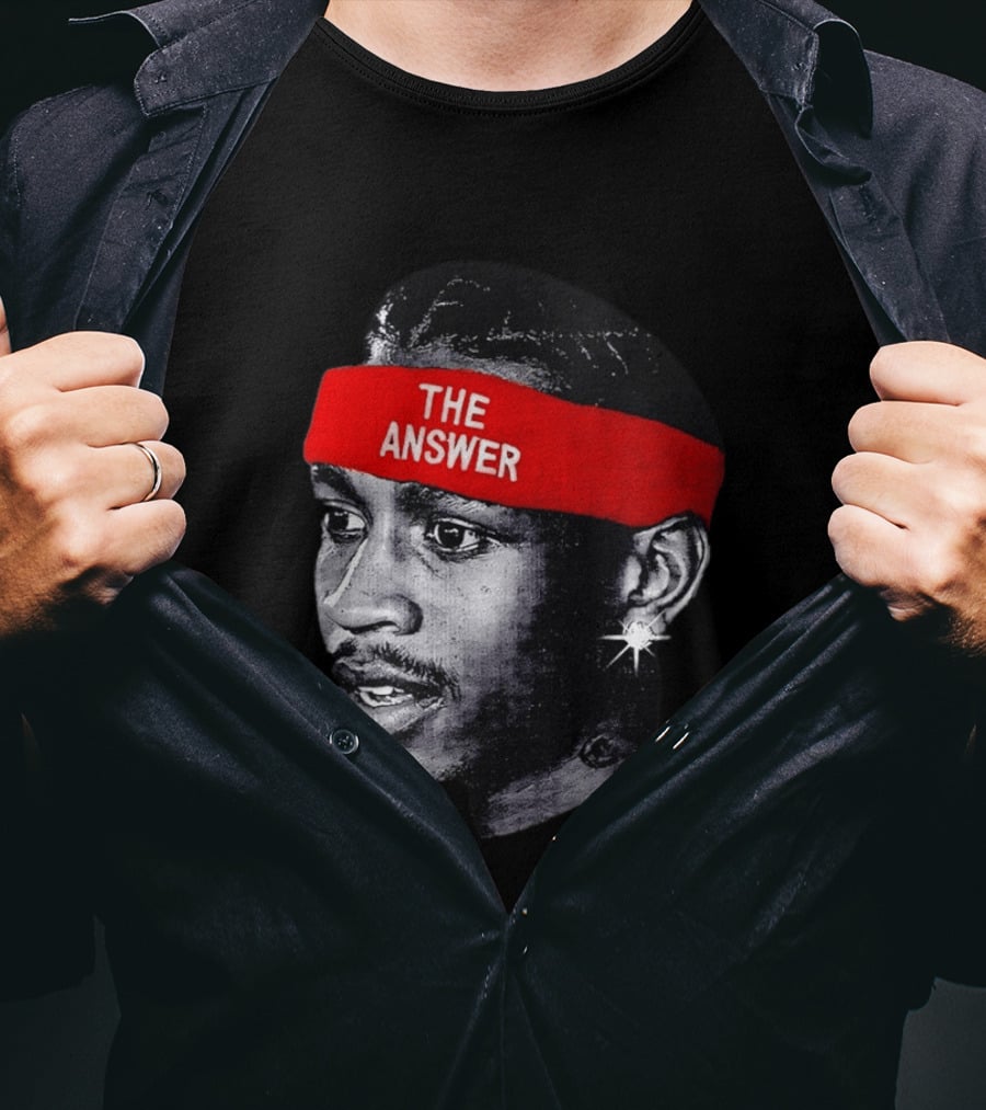 Allen Iverson The Answer Basketball Legend T-Shirt