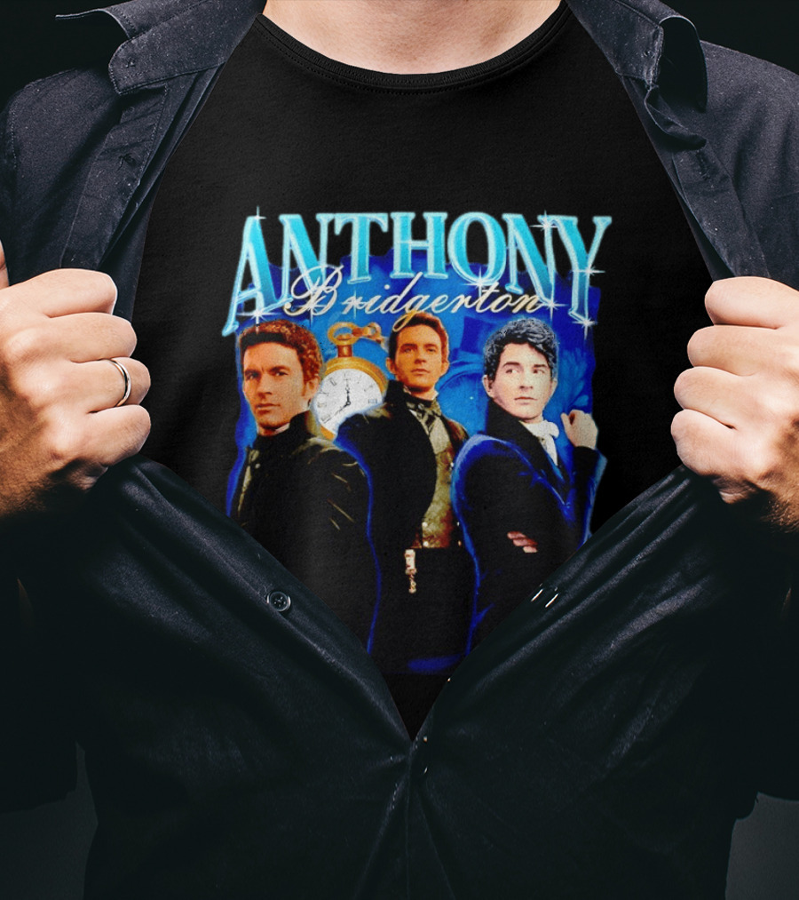 Anthony Bridgerton Netflix Series Character With T-Shirt