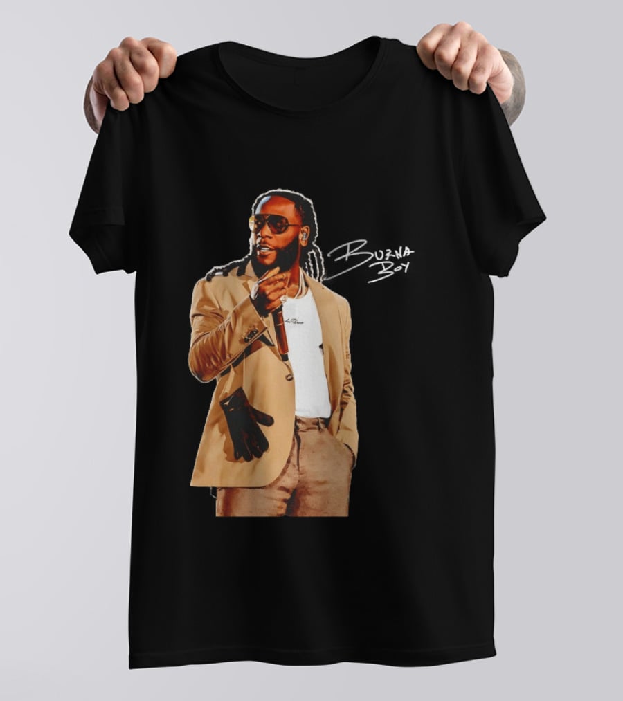 Burna Boy Rooted African Heritage Fashion T-Shirt
