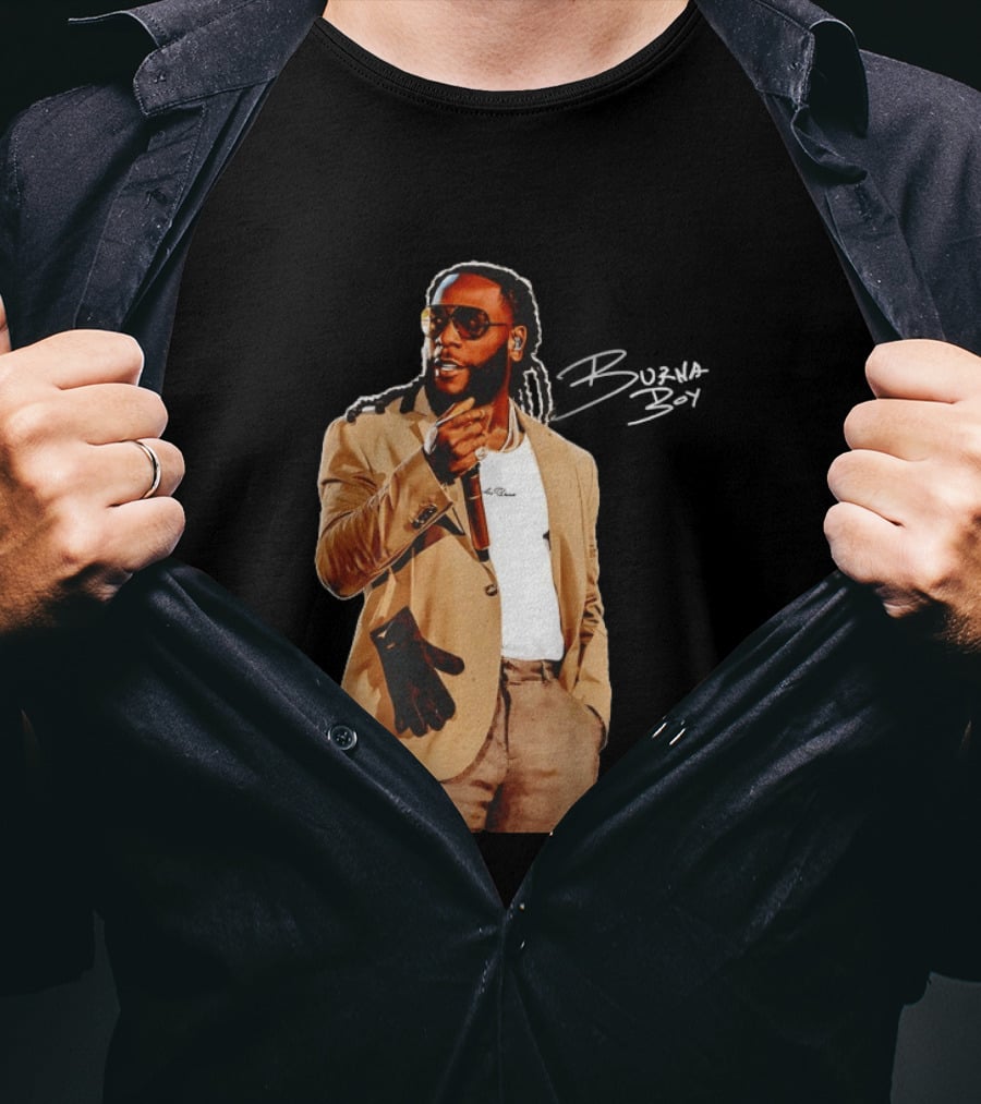 Burna Boy Rooted African Heritage Fashion T-Shirt