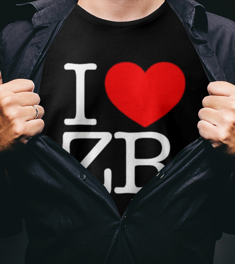 I Love ZR Red Heart T-Shirt