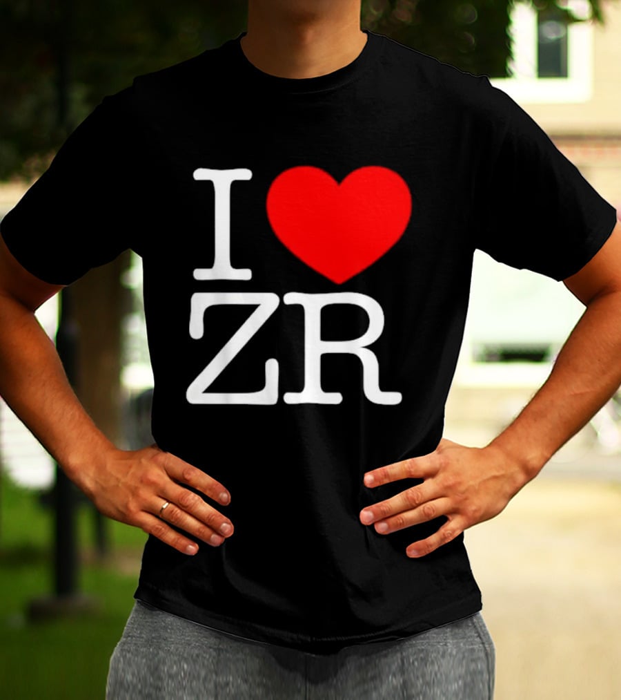 I Love ZR Red Heart T-Shirt