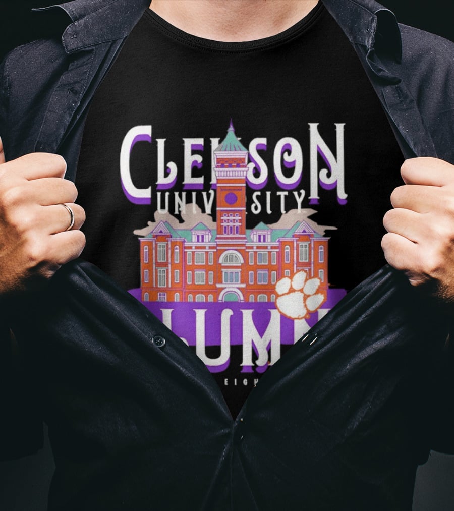 Clemson University Alumni Eighteen Eighty Nine Campus Tigers T-Shirt