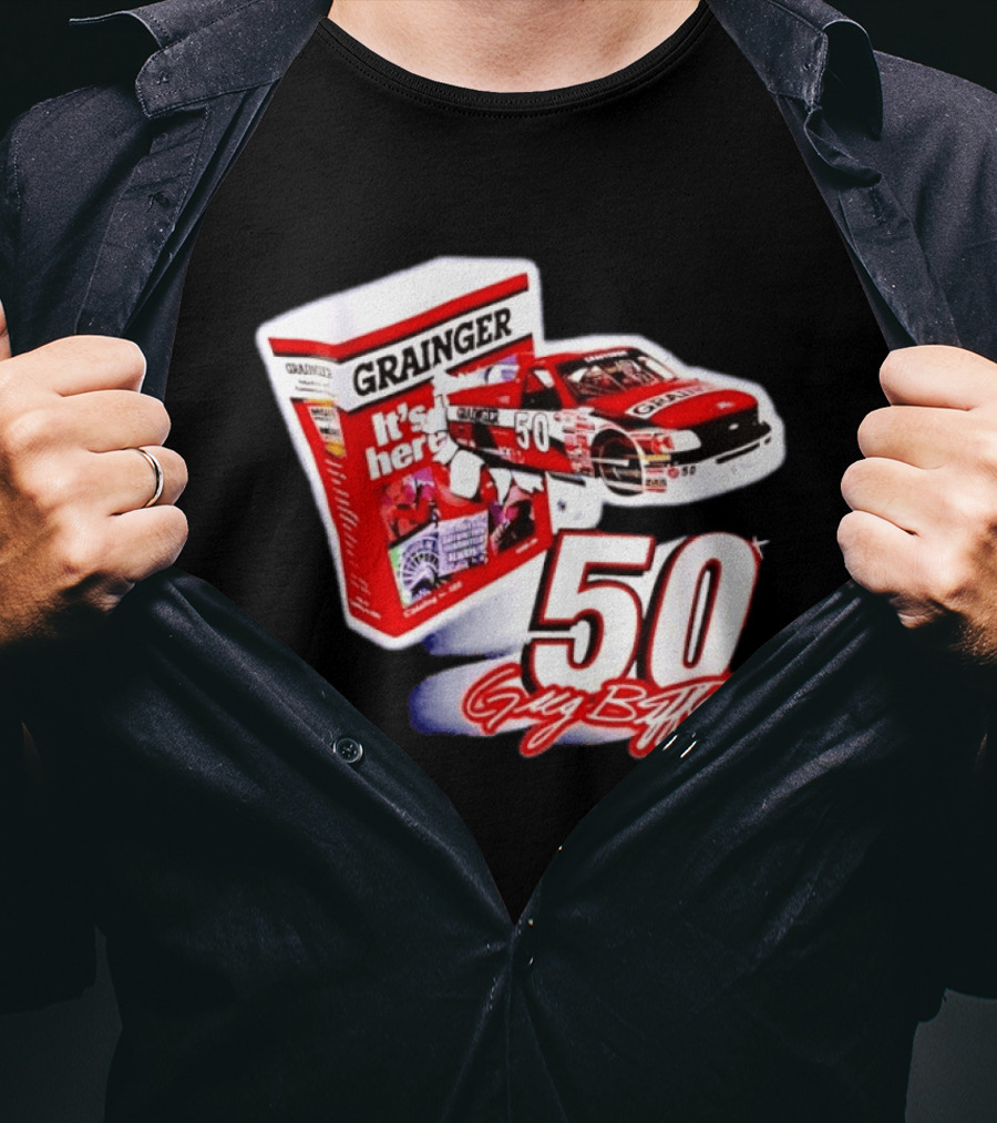 Grainger NASCAR 50 Greg Biffle Racing Car It's Here T-Shirt