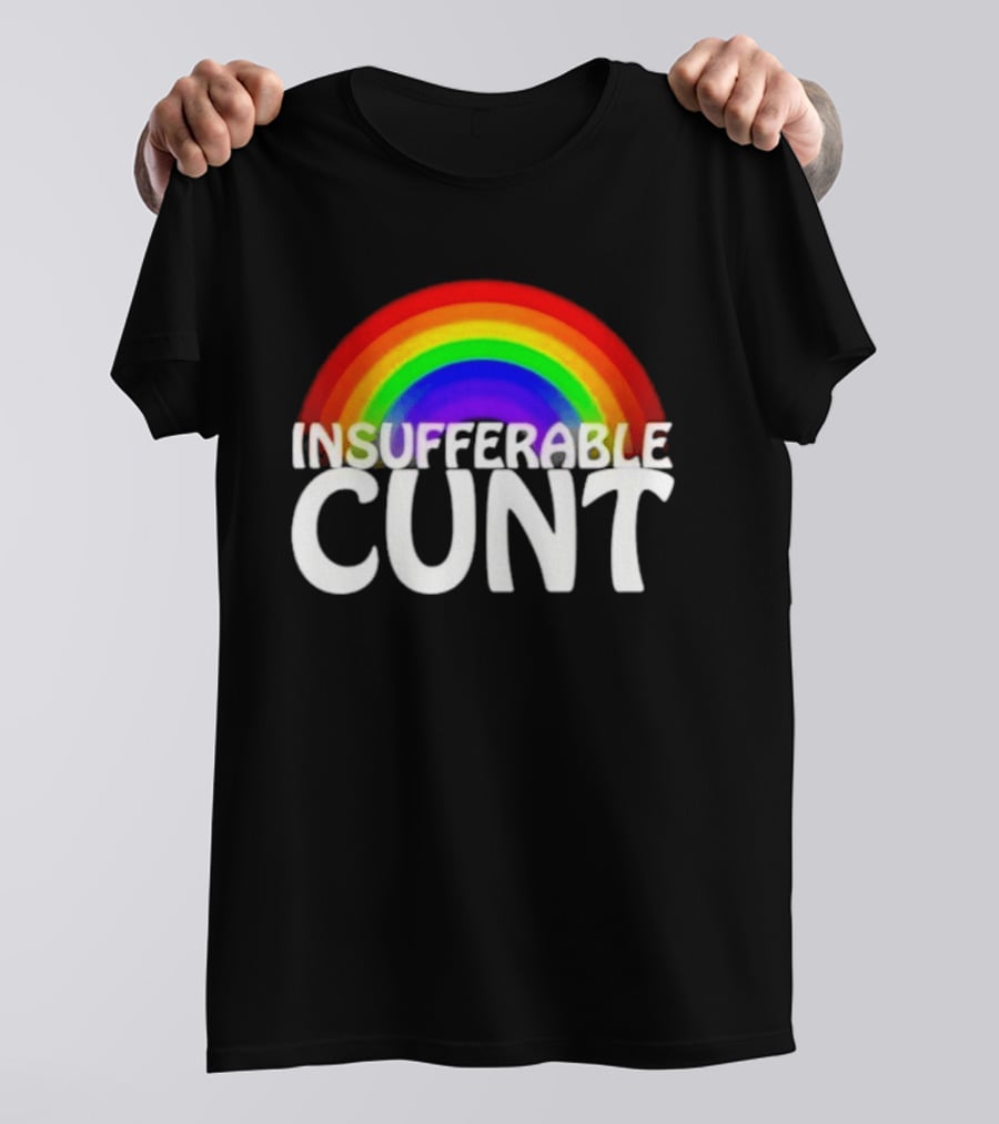 Rainbow Insufferable Cunt Colorful Pride T-Shirt