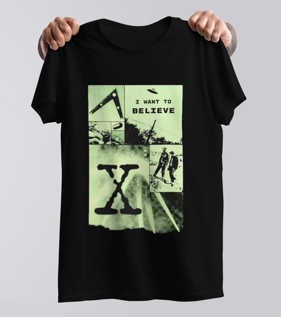 Paranormal I Want To Believe UFO X Files Aliens And Mysteries T-Shirt