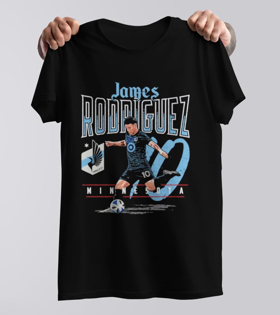 James Rodriguez Minnesota United 10 Soccer Star T-Shirt